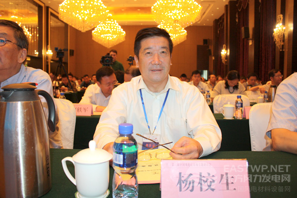 中國(guó)農(nóng)機(jī)工業(yè)協(xié)會(huì)風(fēng)能設(shè)備分會(huì)楊校生理事長(zhǎng)、